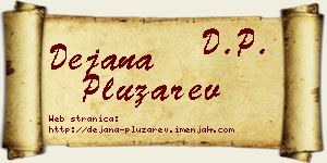 Dejana Plužarev vizit kartica